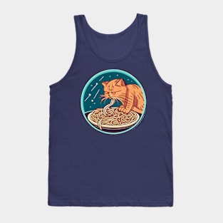 Galactic Spaghetti Cat Tank Top